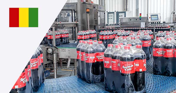 Sidel’s remote services help launch a new 1L bottle on a Guinean line