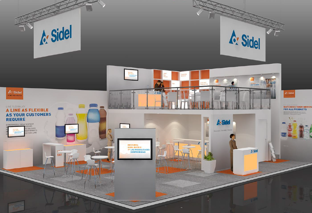 Sidel booth Expo Pack Mexico