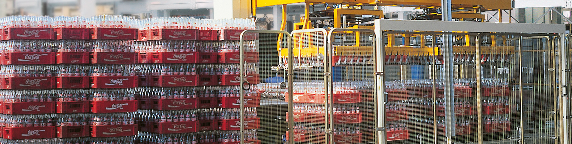 Gripping Depalletizer for Plastic Crates | DepalKombi Gripping
