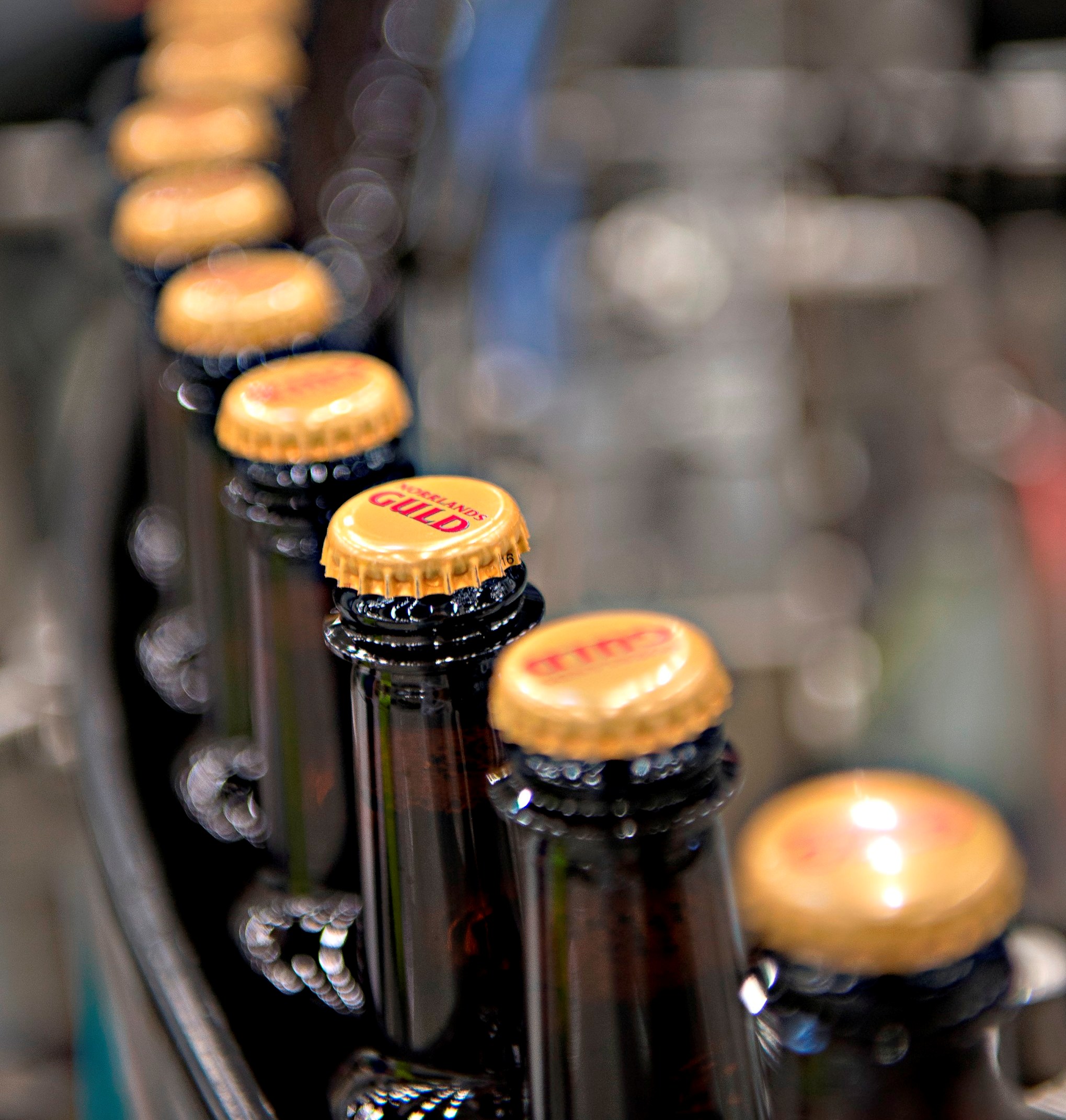 Spendrups brewery bottling line