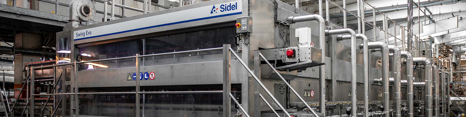 Swing Evo Sidel Tunnel Pasteurisers Top