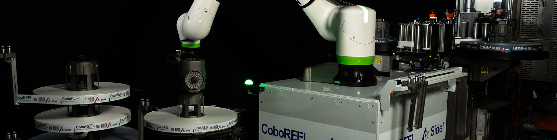 Coboreel Sidel Labelling Cobot Top
